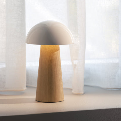 Kreafunk Bello Lamp, Portable And Rechargeable - Light Wood - Image 2