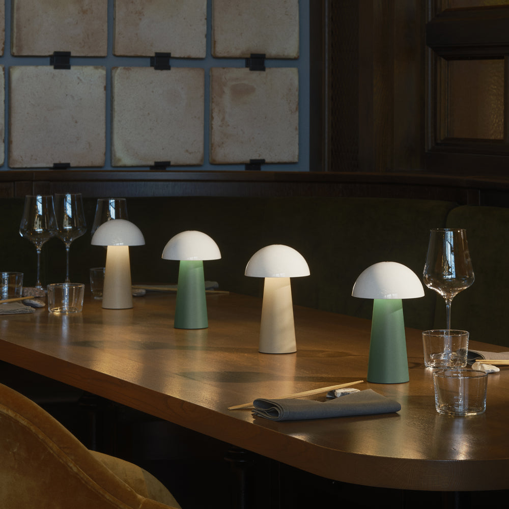 Kreafunk Bello Lamp, Portable And Rechargeable - Light Wood - Image 3