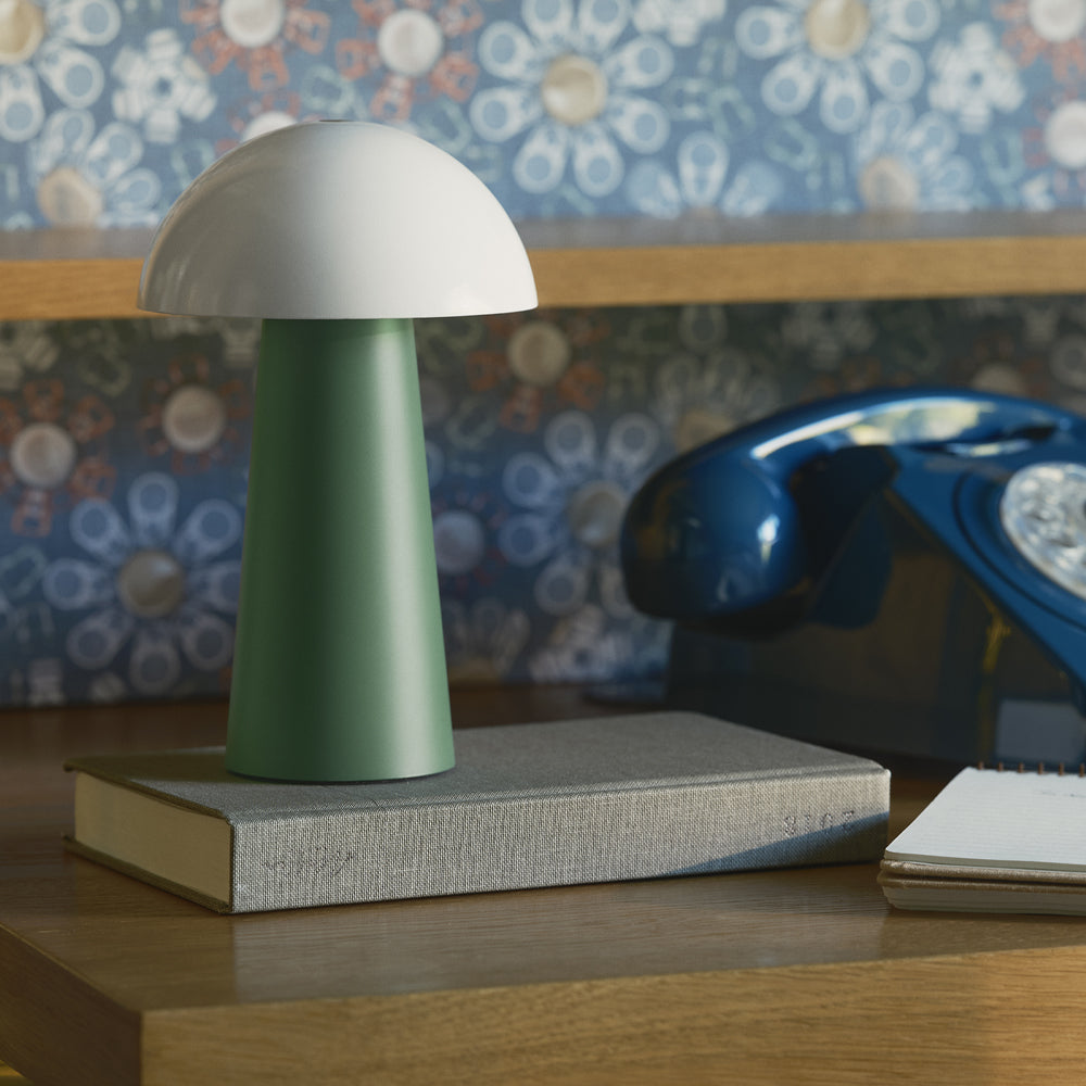 Kreafunk Bello Lamp, Portable And Rechargeable - Nordic Green - Image 2