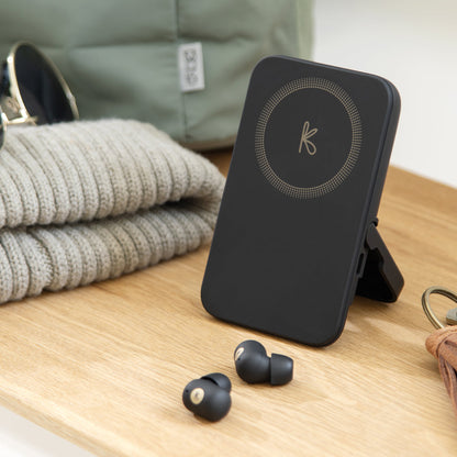Kreafunk Tocharge Go Powerbank + Earbuds - Black - Image 3