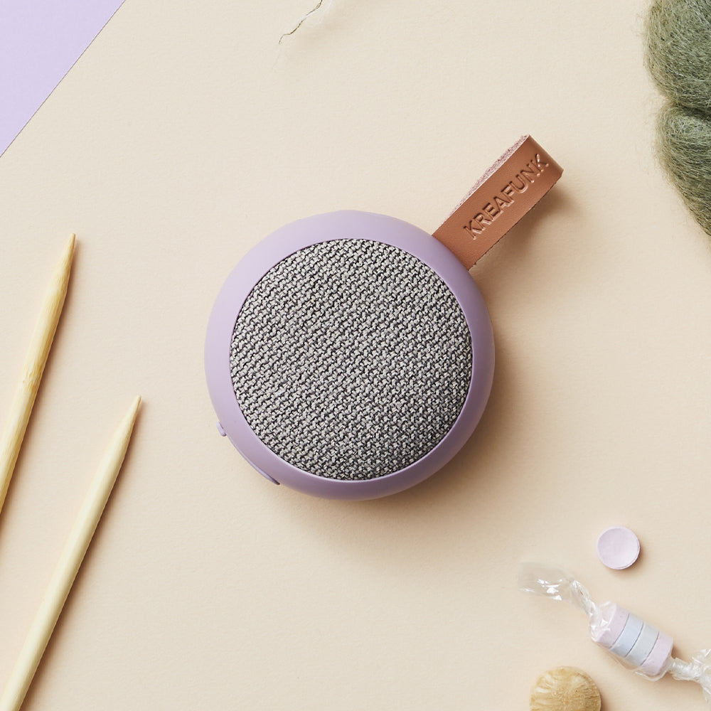 Kreafunk Ago 2 Fabric Bluetooth Speaker - Calm Purple - Image 3