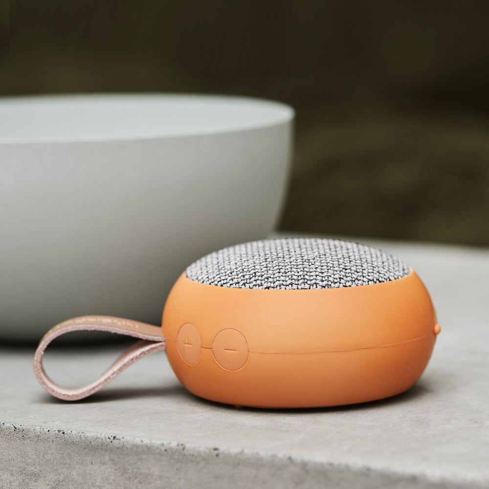 Kreafunk Ago 2 Fabric Bluetooth Speaker - Dusty Orange - Image 3