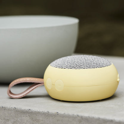 Kreafunk Ago 2 Fabric Bluetooth Speaker - Soft Yellow - Image 3