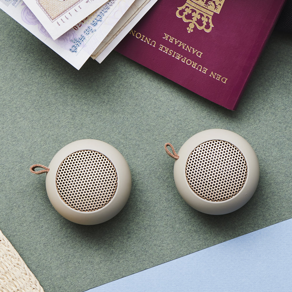 Kreafunk Ago Mini Bluetooth Speaker - Ivory Sand - Image 2
