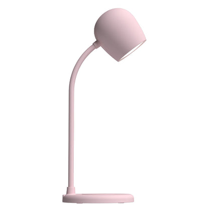 Kreafunk Ellie Lamp W/ Qi Charger And Bluetooth Speaker - Dusty Rose - Image 4