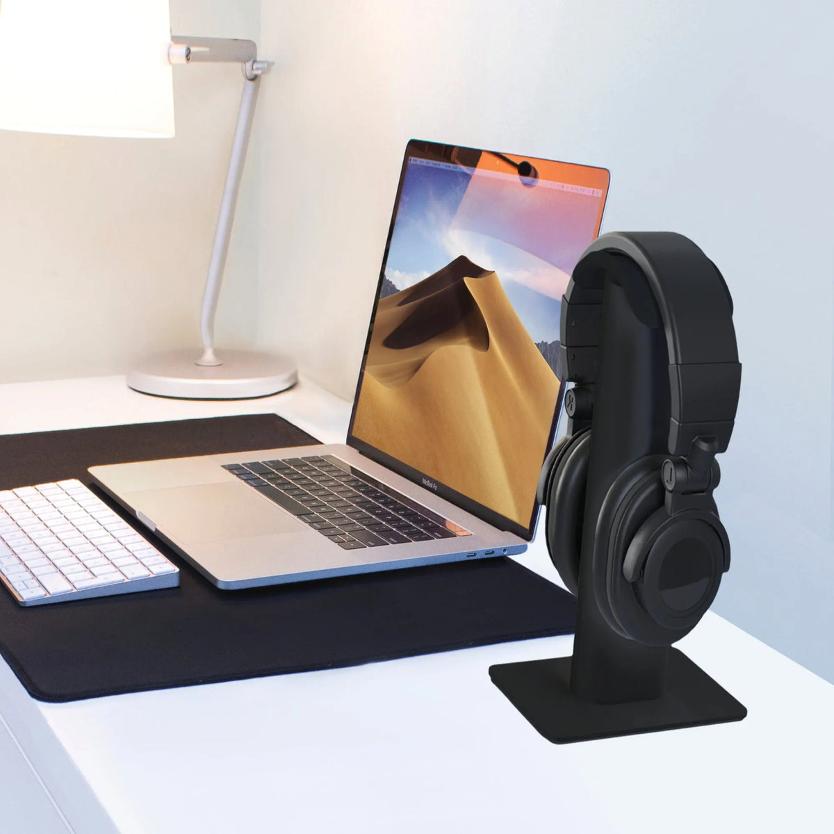 Kanto H2 Premium Universal Desktop Headphone Stand, Black - Image 2