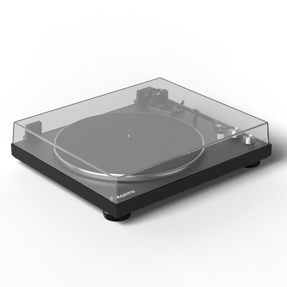 Kanto OBI3 Turntable with Bluetooth 5.3, Preamp, and Pitch Control - Matte Black - Image 3