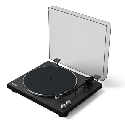Kanto OBI3 Turntable with Bluetooth 5.3, Preamp, and Pitch Control - Matte Black - Image 5