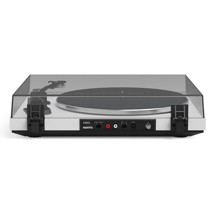 Kanto OBI3 Turntable with Bluetooth 5.3, Preamp, and Pitch Control - Matte White - Image 6