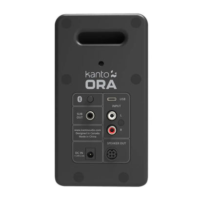 Kanto ORA 100W Powered Reference Desktop Computer Speakers with Bluetooth 5.0 Black - Image 4