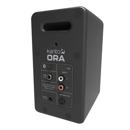 Kanto ORA 100W Powered Reference Desktop Computer Speakers with Bluetooth 5.0 Black - Image 5