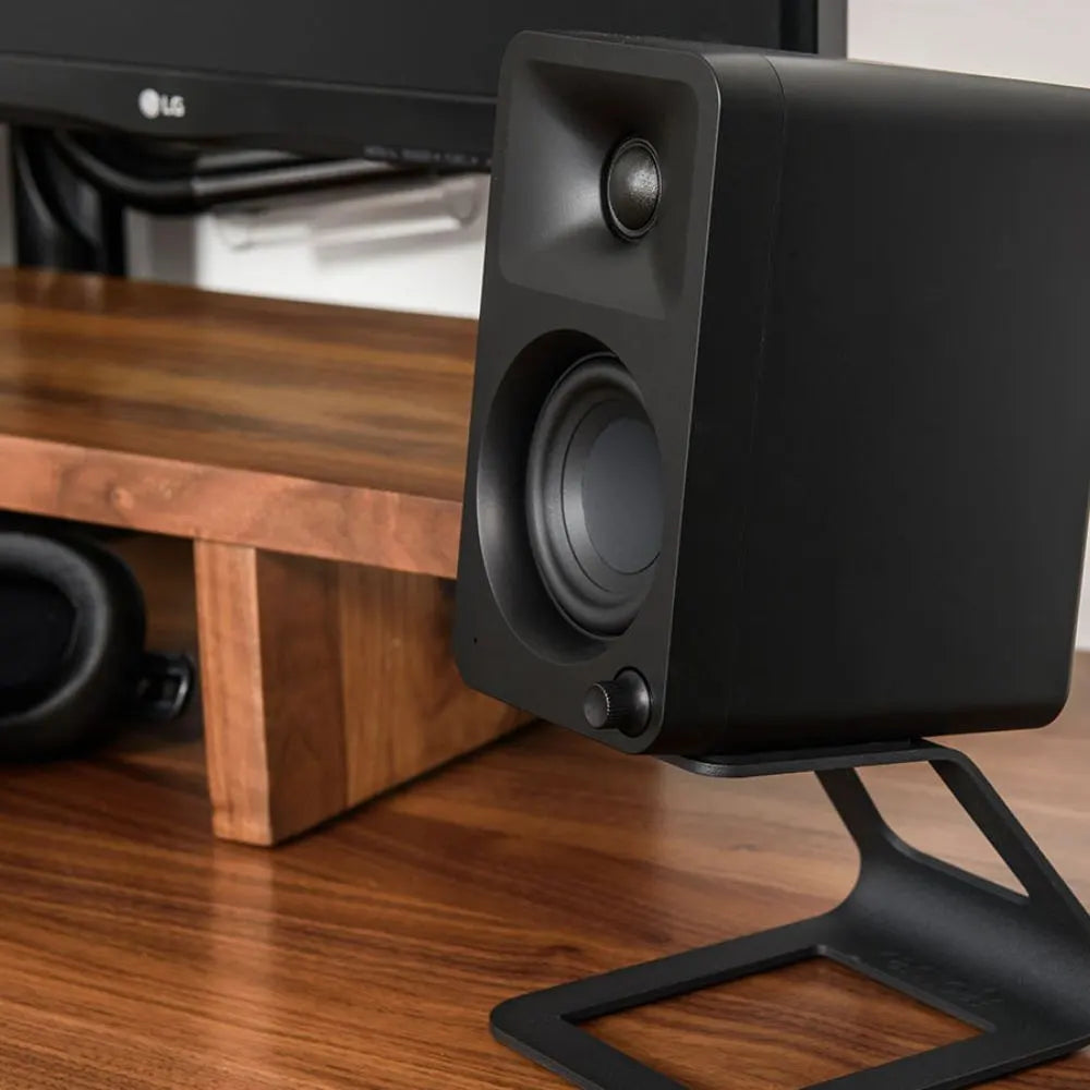 Kanto ORA 100W Powered Reference Desktop Computer Speakers with Bluetooth 5.0 Black - Image 9