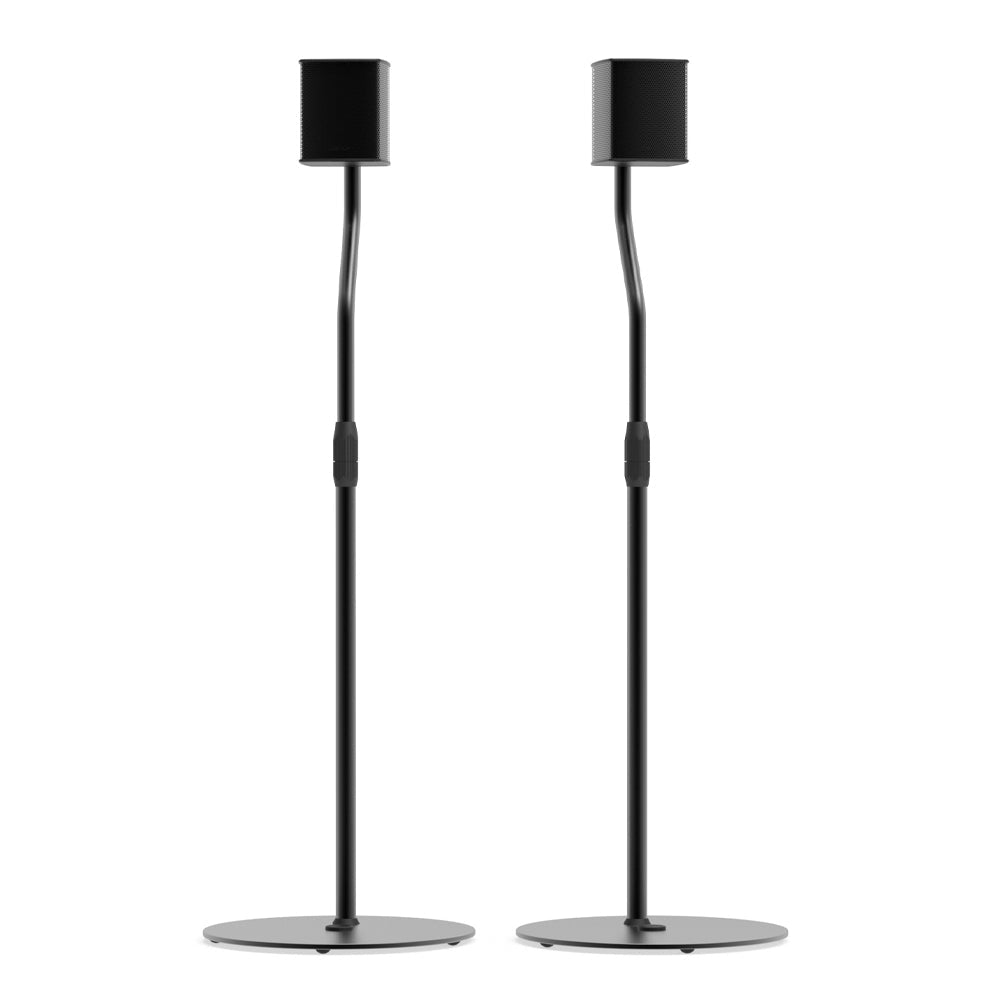Kanto SLH Universal Height Adjustable Speaker Stands for Satellites up to 4.1 kg - Black, Pair - Image 4