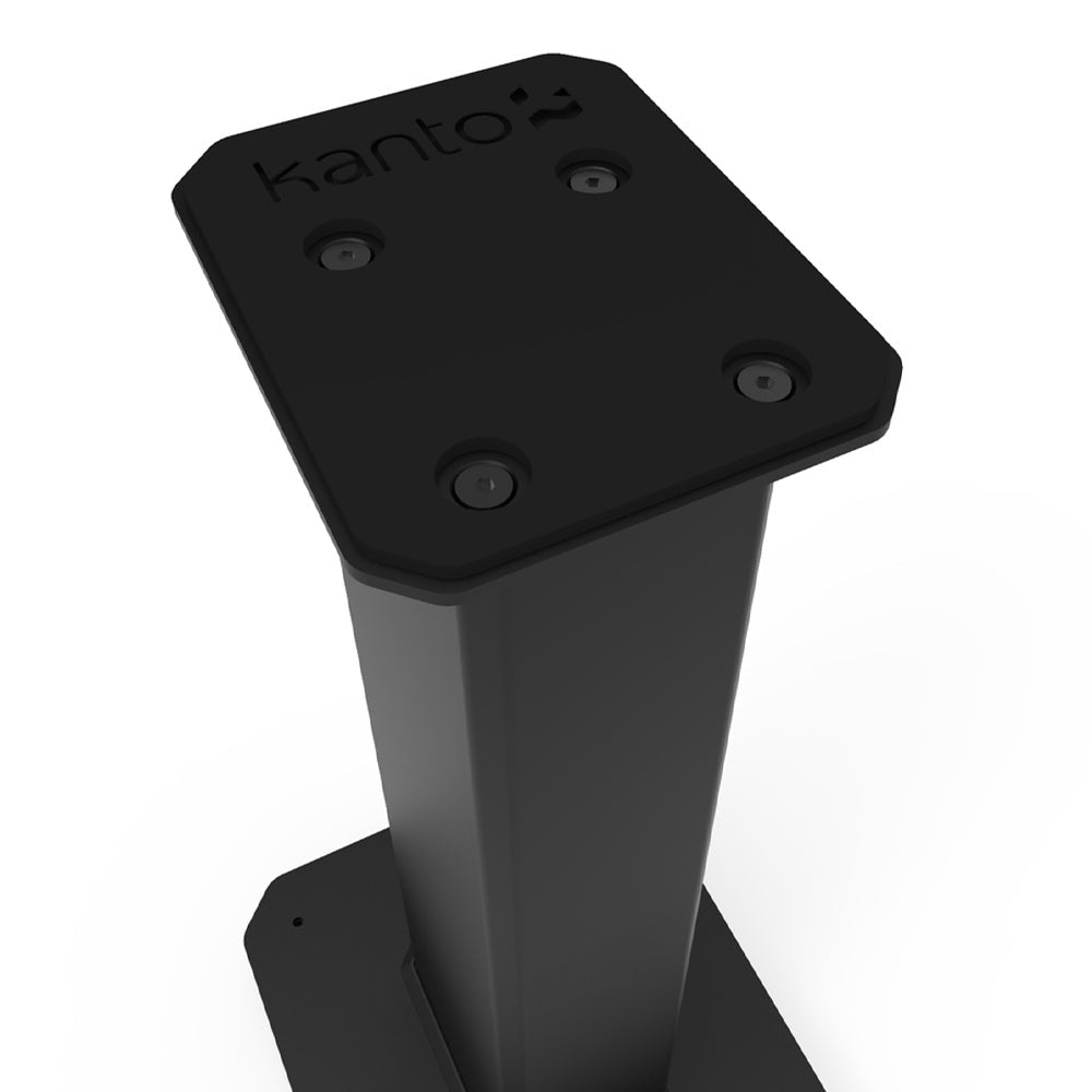 Kanto SX30 30" Tall Fillable Speaker Stands with Isolation Feet - Pair, Black - Image 4