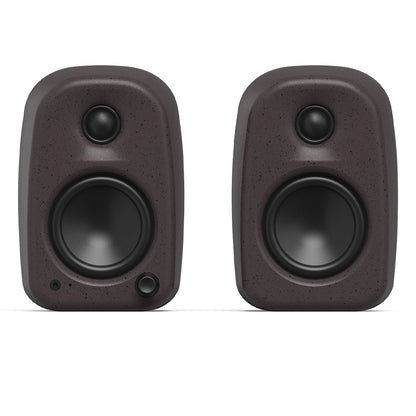 Kanto UKI 100W Desktop Speakers with Bluetooth, USB-C, Headphone out, Pumice (Speckled Brown), Pair - Image 3