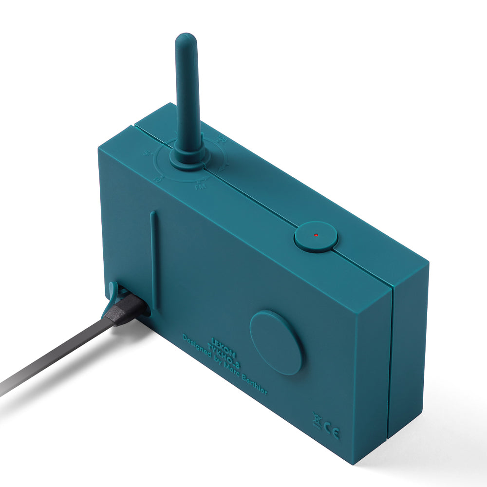 Lexon Thykho 3 Fm Radio & Bluetooth Speaker - Duck Blue - Image 3