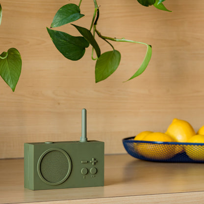 Lexon Thykho 3 Fm Radio & Bluetooth Speaker - Kakhi - Image 4
