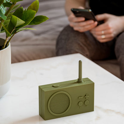 Lexon Thykho 3 Fm Radio & Bluetooth Speaker - Kakhi - Image 5