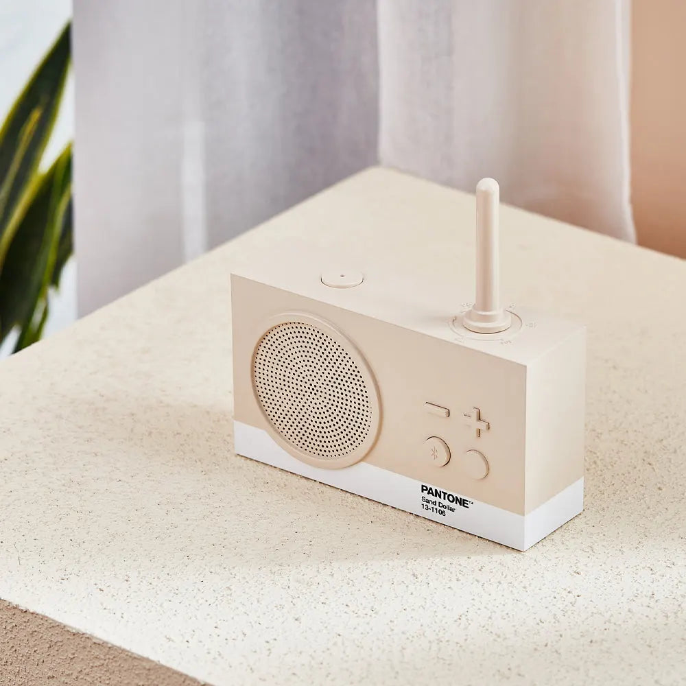 Lexon Thykho 3 Fm Radio & Bluetooth Speaker PANTONE - Sand - Image 2