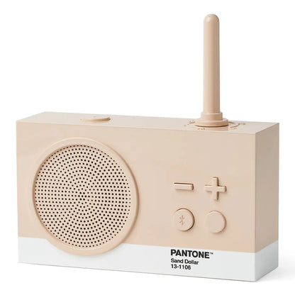Lexon Thykho 3 Fm Radio & Bluetooth Speaker PANTONE - Sand - Image 3