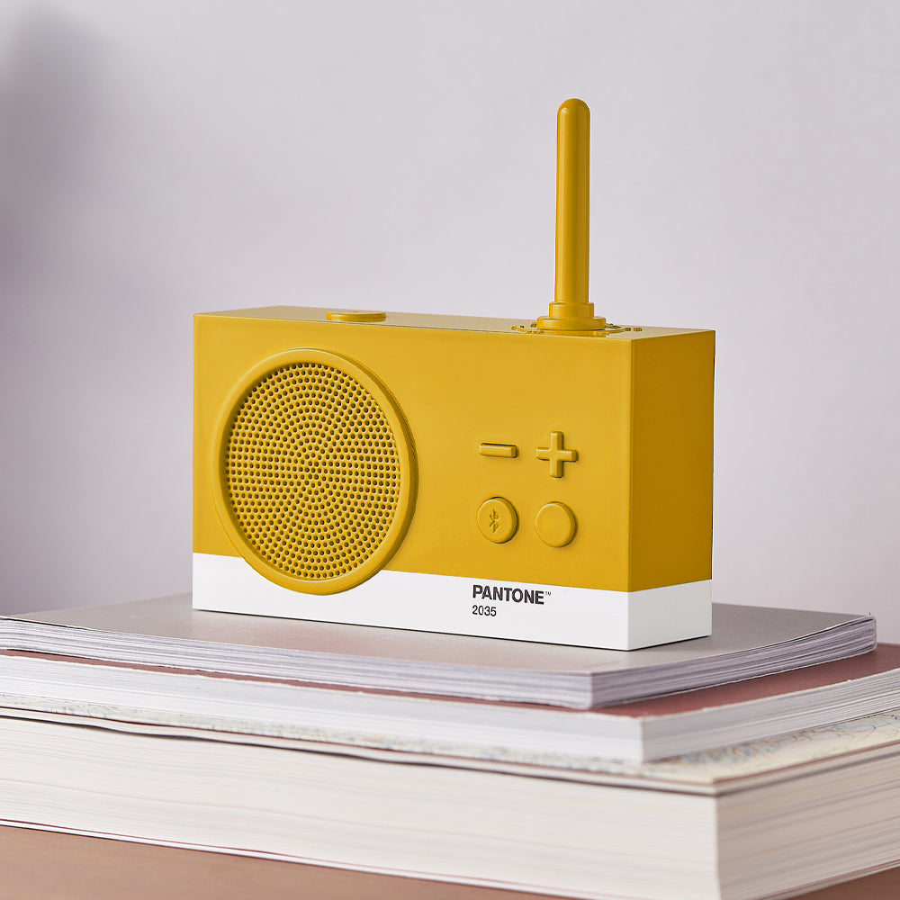 Lexon Thykho 3 Fm Radio & Bluetooth Speaker PANTONE -Yellow - Image 2