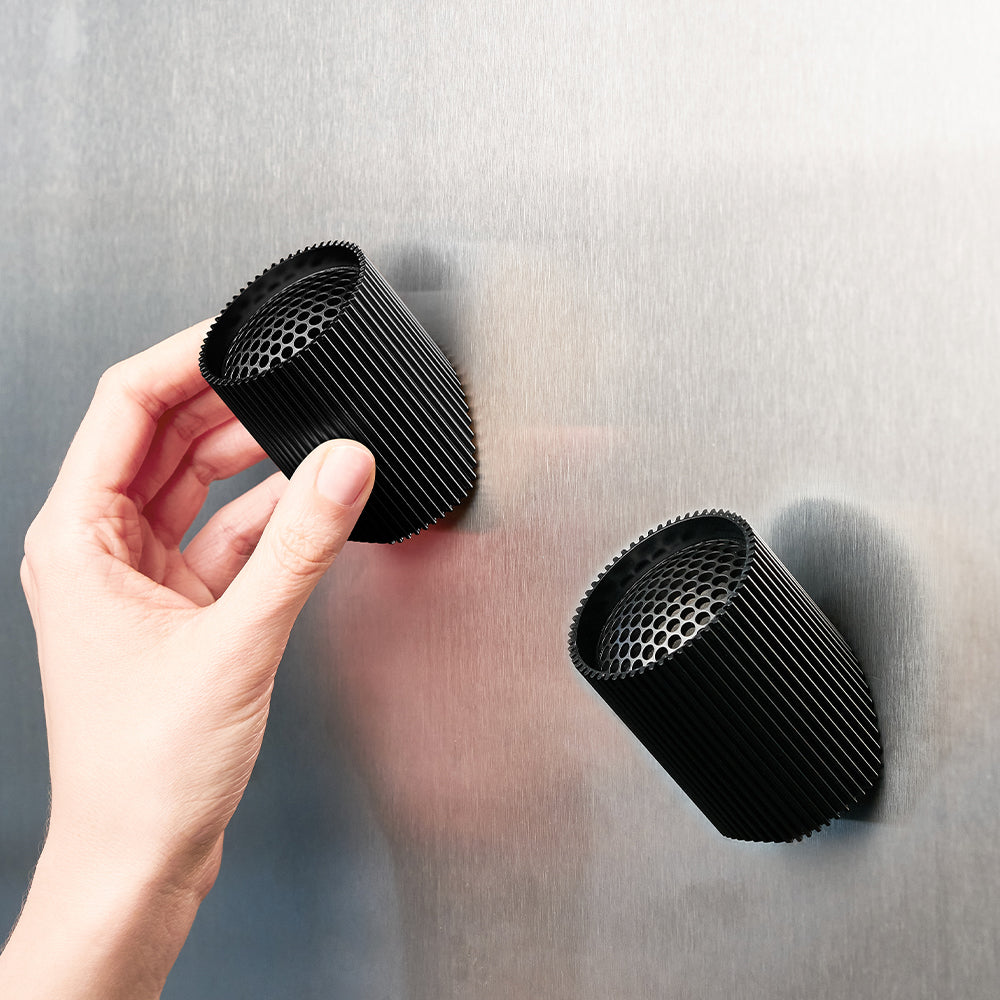 Lexon Ray Set Of Magnetic Bluetooth Speakers - Black - Image 5