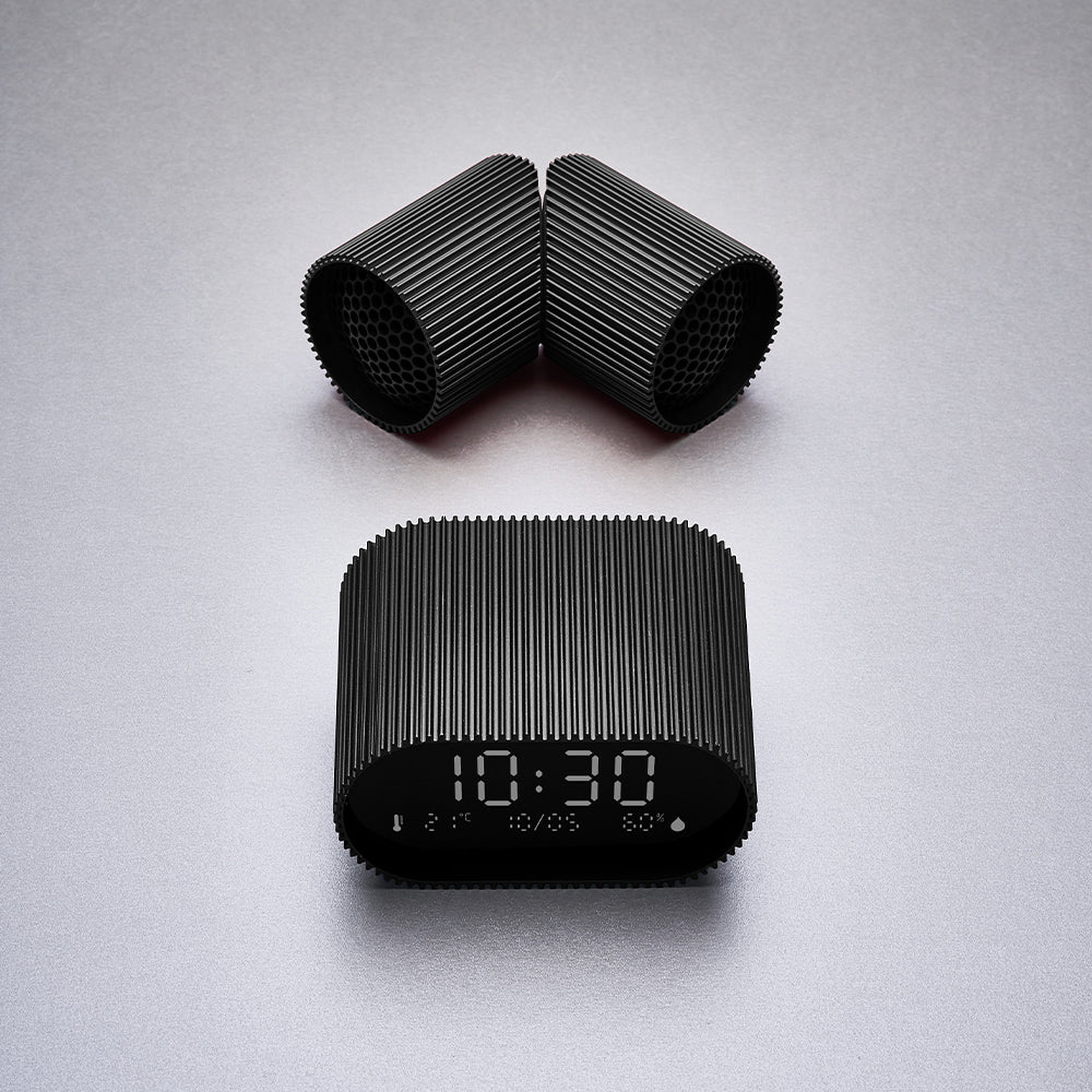 Lexon Ray Set Of Magnetic Bluetooth Speakers - Black - Image 6
