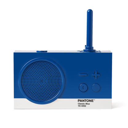 Lexon GIFT Set PANTONE - Includes Mino+ Mini Speaker, Flip Classic Clock, Mina M Lamp, Thykho 3  Speaker - Classic Blue - Image 5