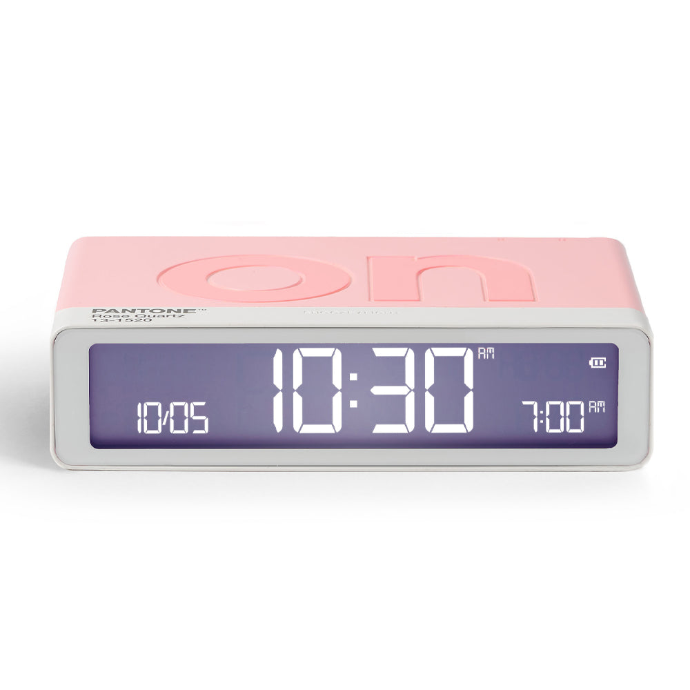 Lexon GIFT Set PANTONE - Includes Mino+ Mini Speaker, Flip Classic Clock, Mina M Lamp, Thykho 3  Speaker - Rose Pink - Image 2