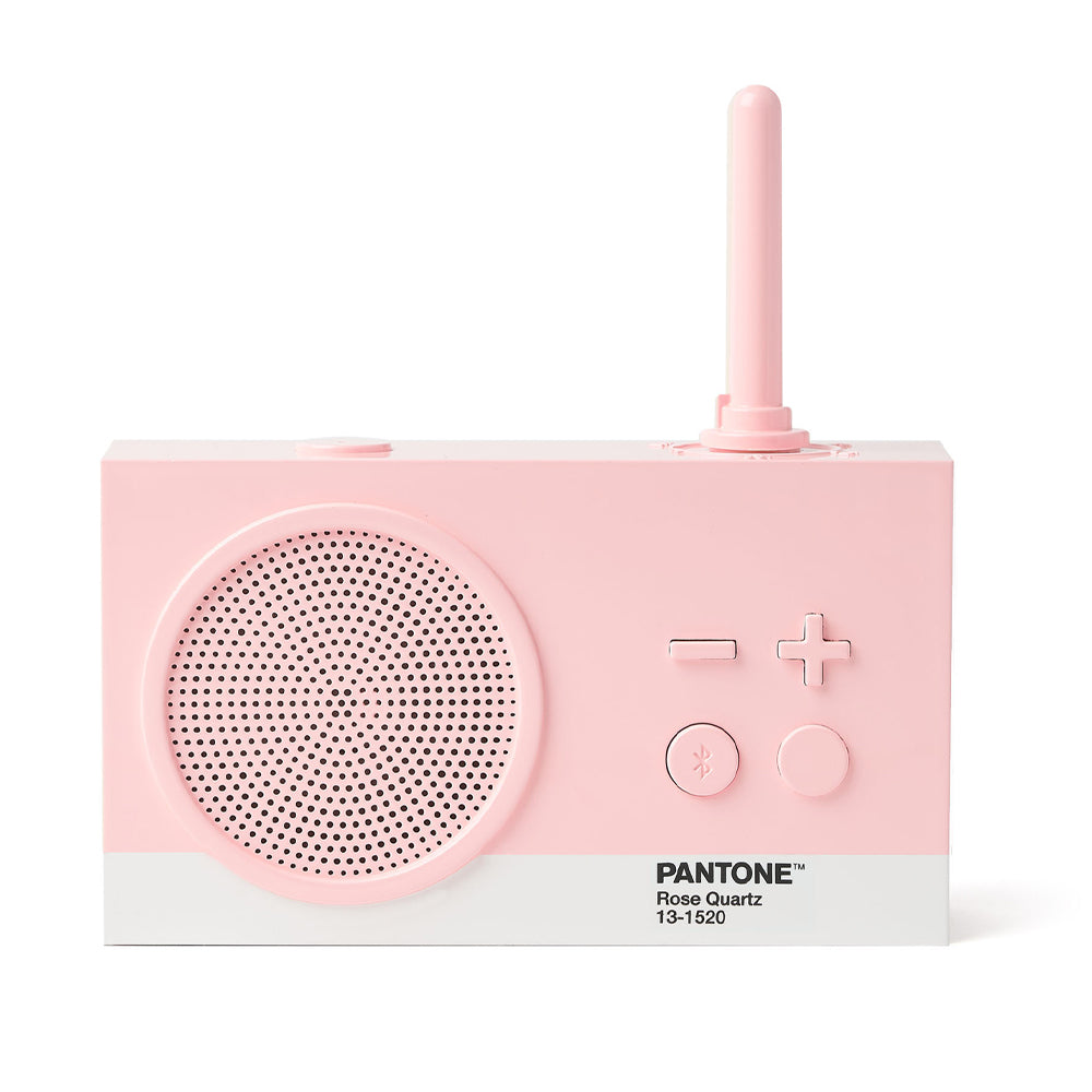Lexon GIFT Set PANTONE - Includes Mino+ Mini Speaker, Flip Classic Clock, Mina M Lamp, Thykho 3  Speaker - Rose Pink - Image 3