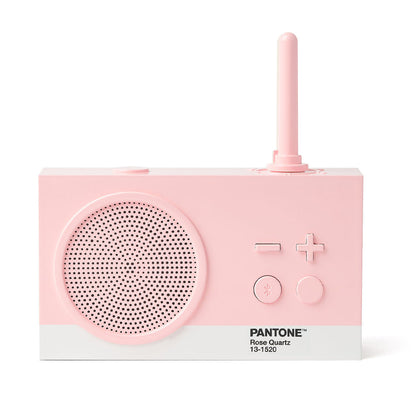 Lexon GIFT Set PANTONE - Includes Mino+ Mini Speaker, Flip Classic Clock, Mina M Lamp, Thykho 3  Speaker - Rose Pink - Image 3
