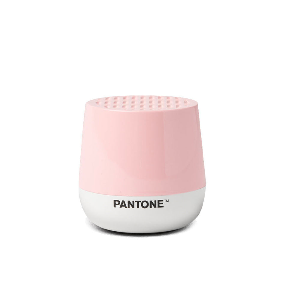 Lexon GIFT Set PANTONE - Includes Mino+ Mini Speaker, Flip Classic Clock, Mina M Lamp, Thykho 3  Speaker - Rose Pink - Image 4