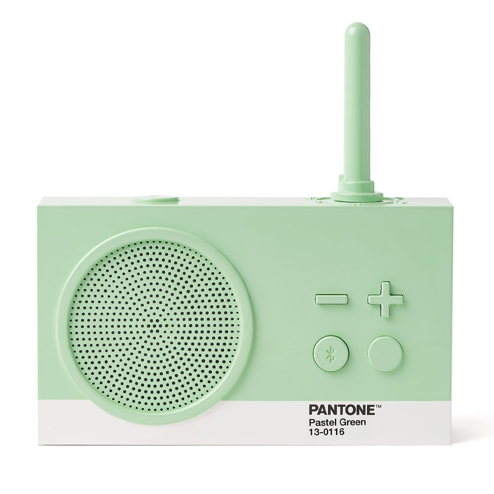 Lexon GIFT Set PANTONE - Includes Mino+ Mini Speaker, Flip Classic Clock, Mina M Lamp, Thykho 3  Speaker - Green - Image 4