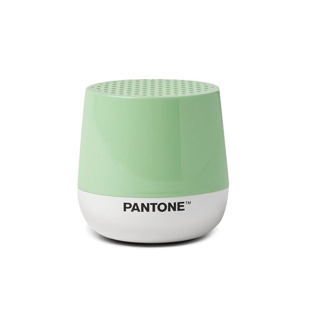 Lexon GIFT Set PANTONE - Includes Mino+ Mini Speaker, Flip Classic Clock, Mina M Lamp, Thykho 3  Speaker - Green - Image 5