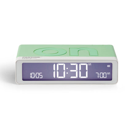 Lexon GIFT Set PANTONE - Includes Mino+ Mini Speaker, Flip Classic Clock, Mina M Lamp, Thykho 3  Speaker - Green - Image 6