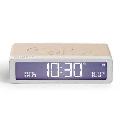Lexon GIFT Set PANTONE - Includes Mino+ Mini Speaker, Flip Classic Clock, Mina M Lamp, Thykho 3  Speaker - Sand - Image 3