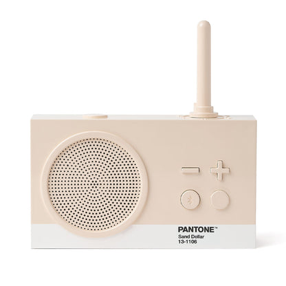 Lexon GIFT Set PANTONE - Includes Mino+ Mini Speaker, Flip Classic Clock, Mina M Lamp, Thykho 3  Speaker - Sand - Image 4