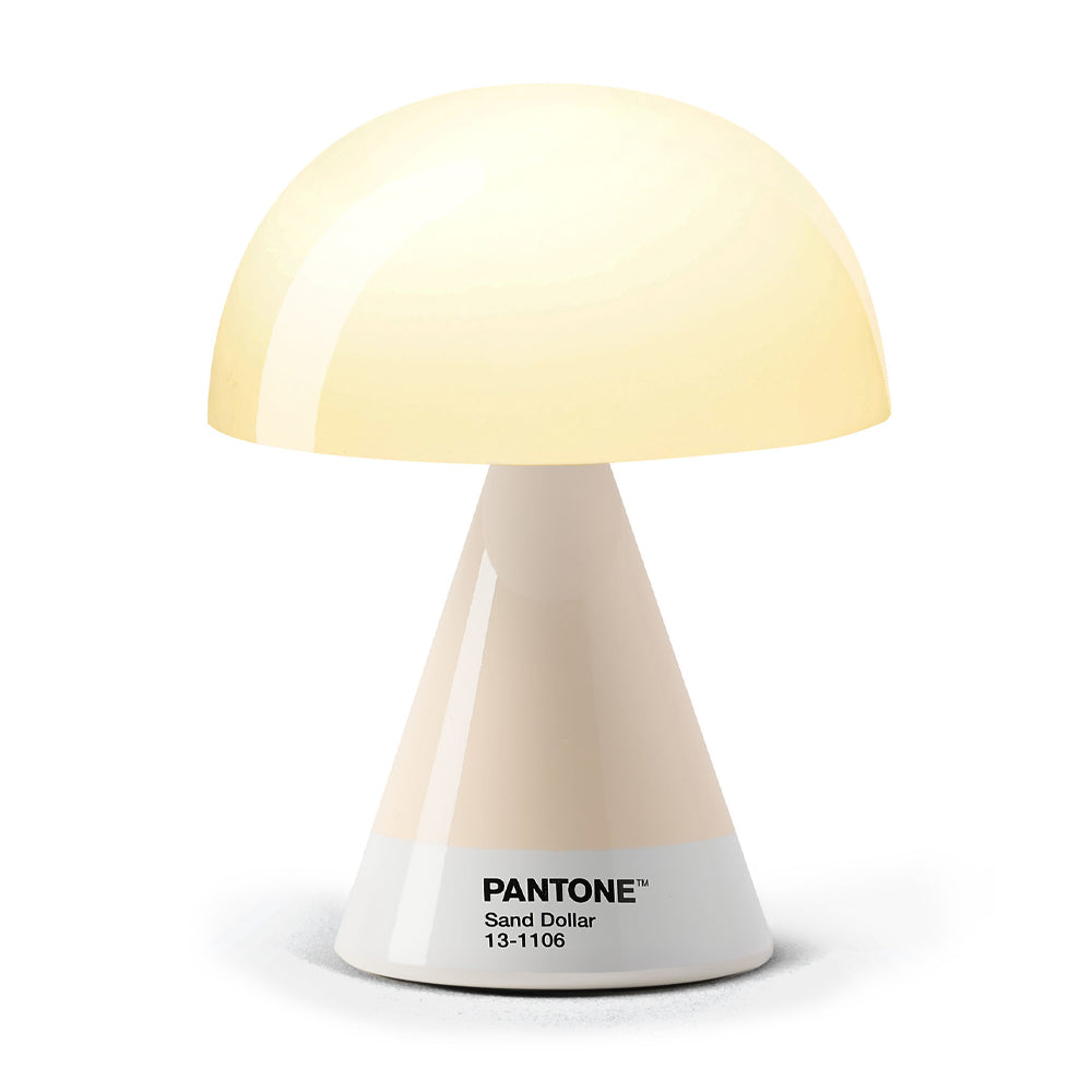 Lexon GIFT Set PANTONE - Includes Mino+ Mini Speaker, Flip Classic Clock, Mina M Lamp, Thykho 3  Speaker - Sand - Image 6