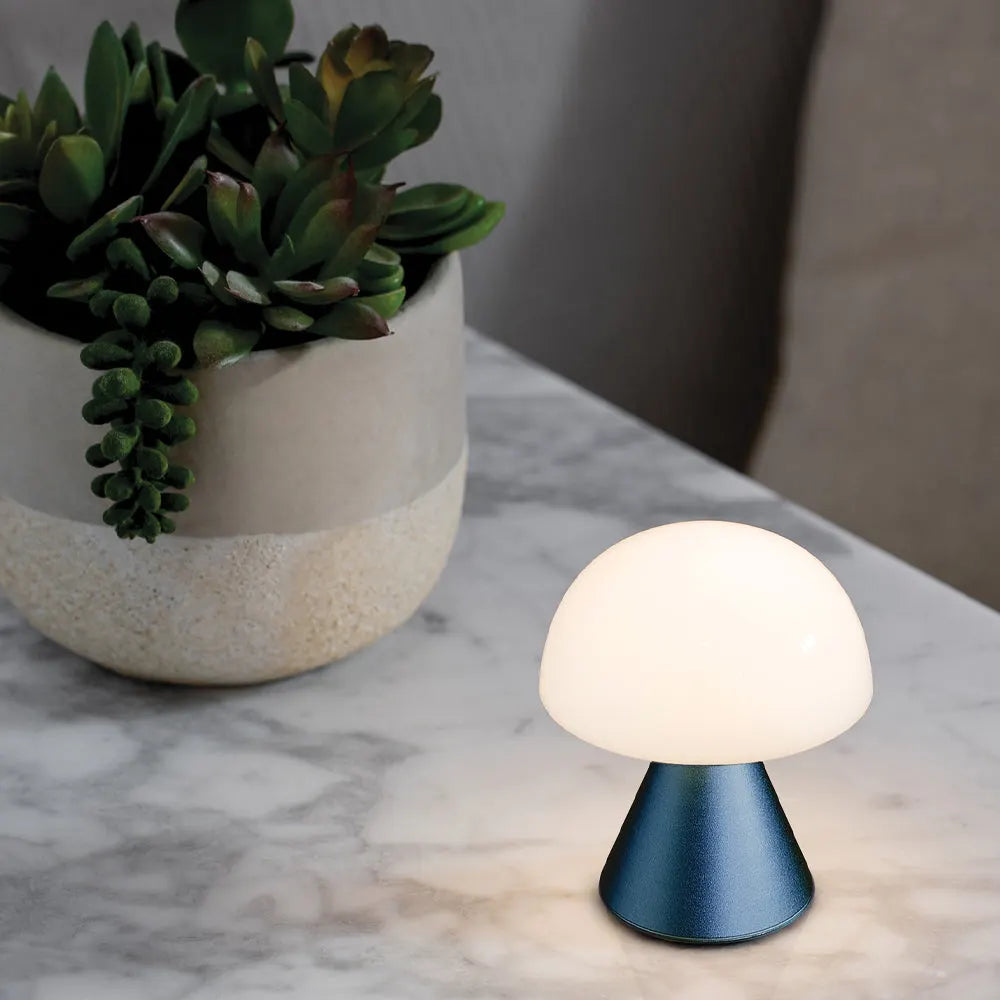 Lexon Mina Mini Led Lamp - Blue - Image 4