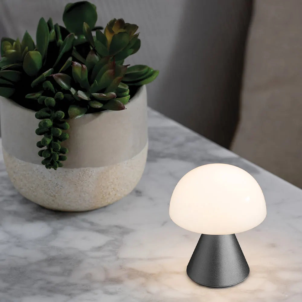 Lexon Mina Mini Led Lamp - Gunmetal - Image 5