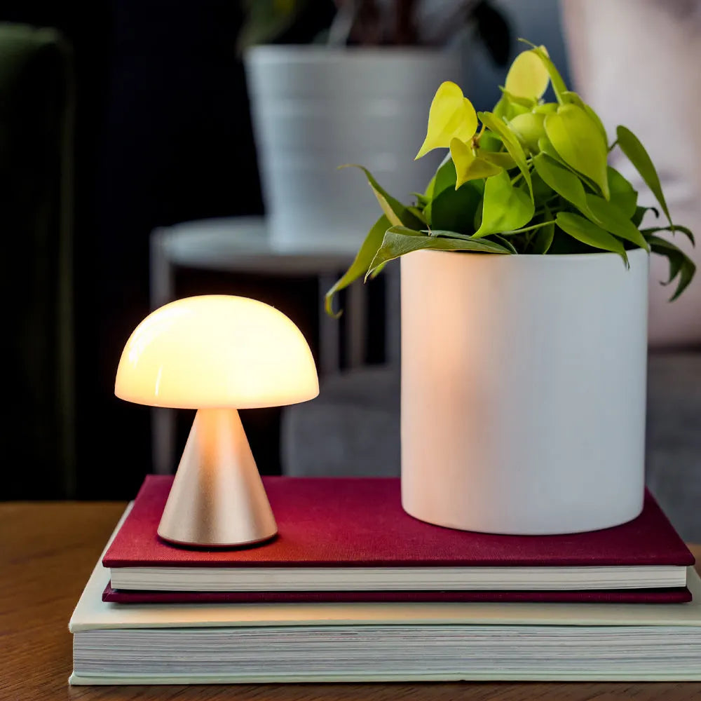 Lexon Mina M Medium Portable Led Lamp - Gold - Image 5