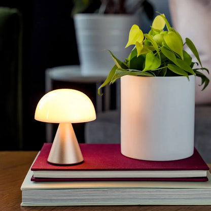 Lexon Mina M Medium Portable Led Lamp - Gold - Image 5