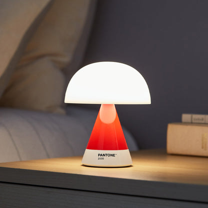 Lexon Mina M Medium Portable Led Lamp PANTONE -2035 Red - Image 2