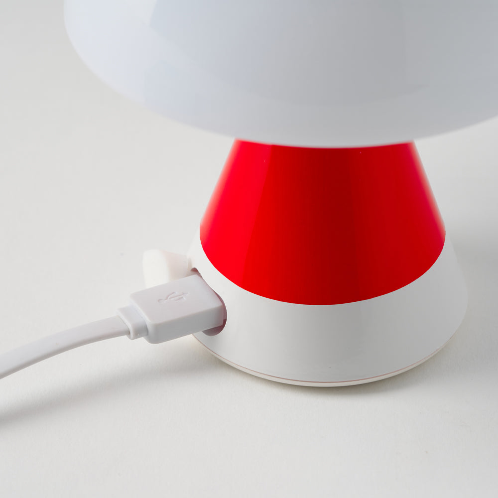 Lexon Mina M Medium Portable Led Lamp PANTONE -2035 Red - Image 3