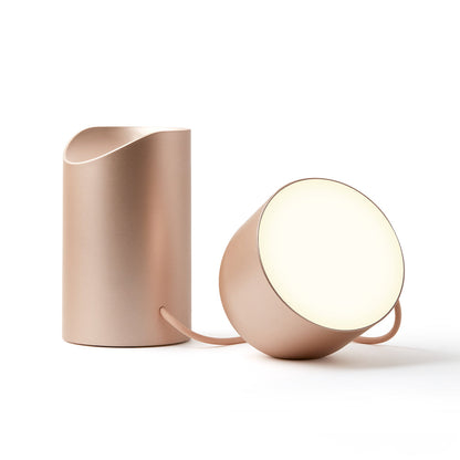 Lexon Orbe Portable Led Lamp With Moving Head - Gold - Image 4