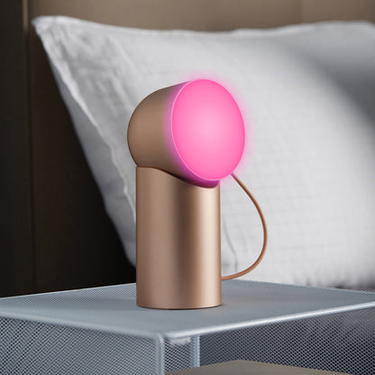 Lexon Orbe Portable Led Lamp With Moving Head - Gold - Image 5