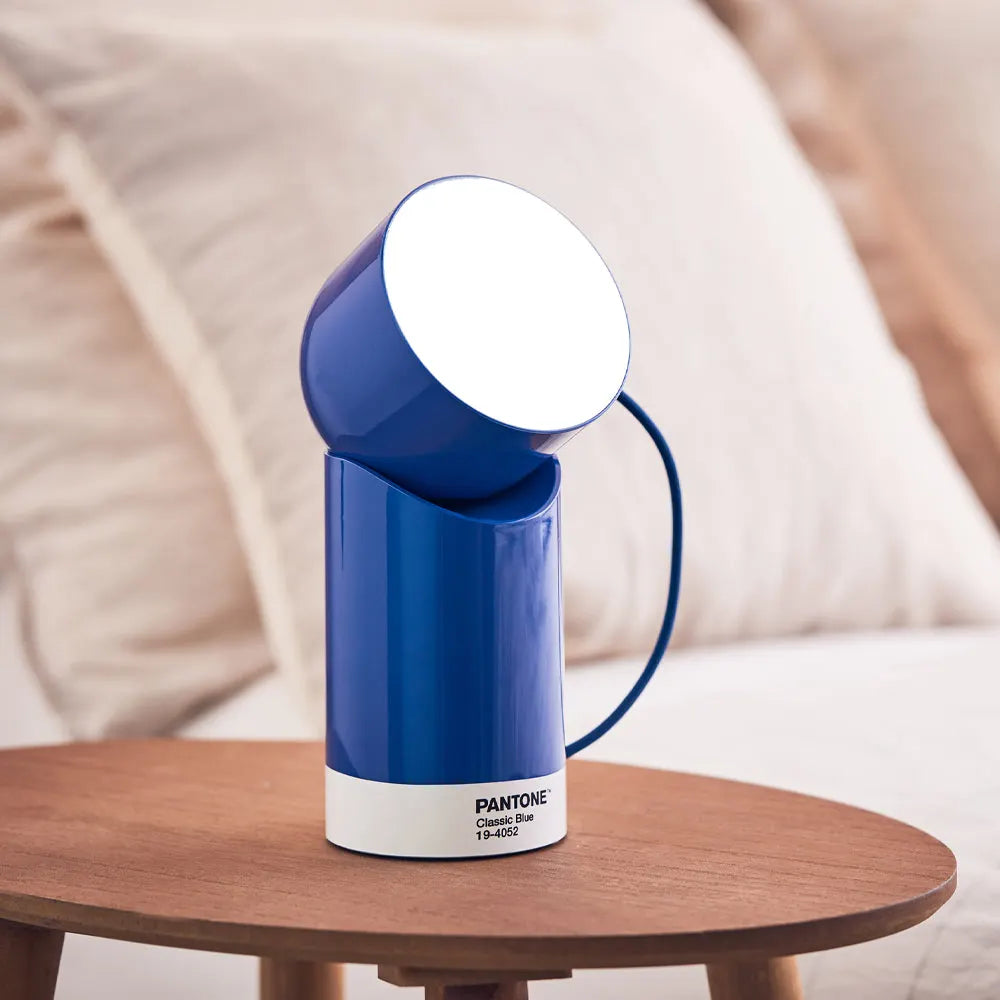 Lexon Orbe Portable Led Lamp With Moving Head PANTONE - Classic Blue - Image 2