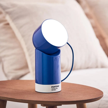 Lexon Orbe Portable Led Lamp With Moving Head PANTONE - Classic Blue - Image 2
