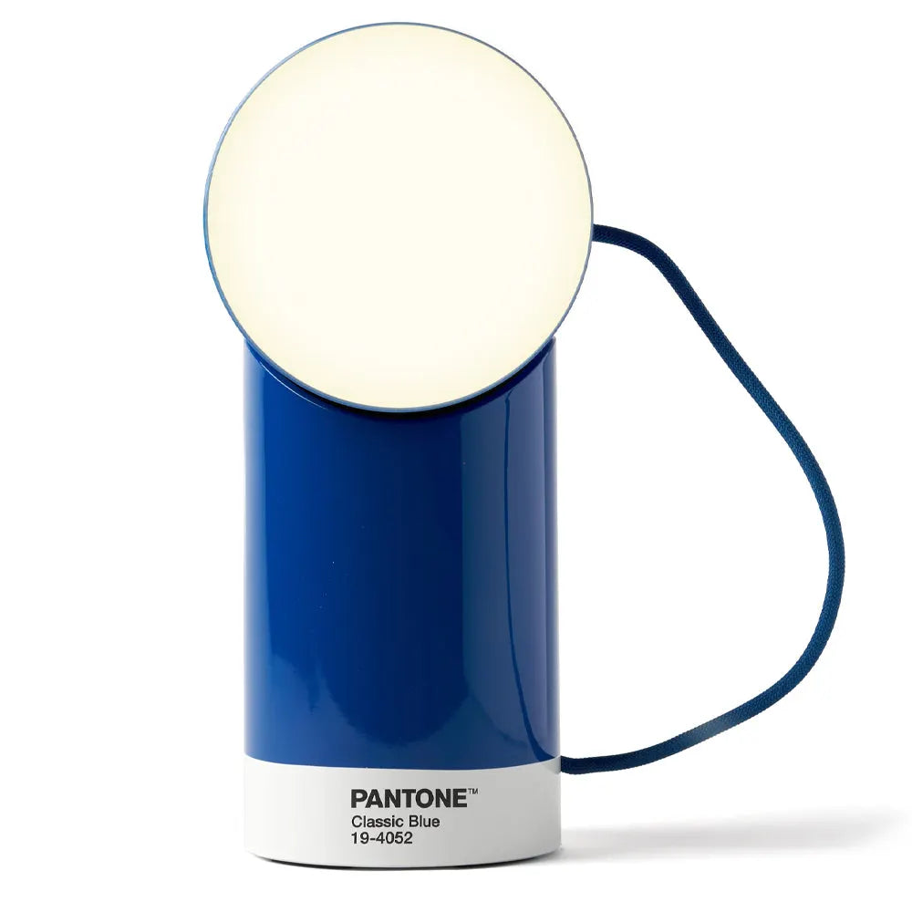 Lexon Orbe Portable Led Lamp With Moving Head PANTONE - Classic Blue - Image 3