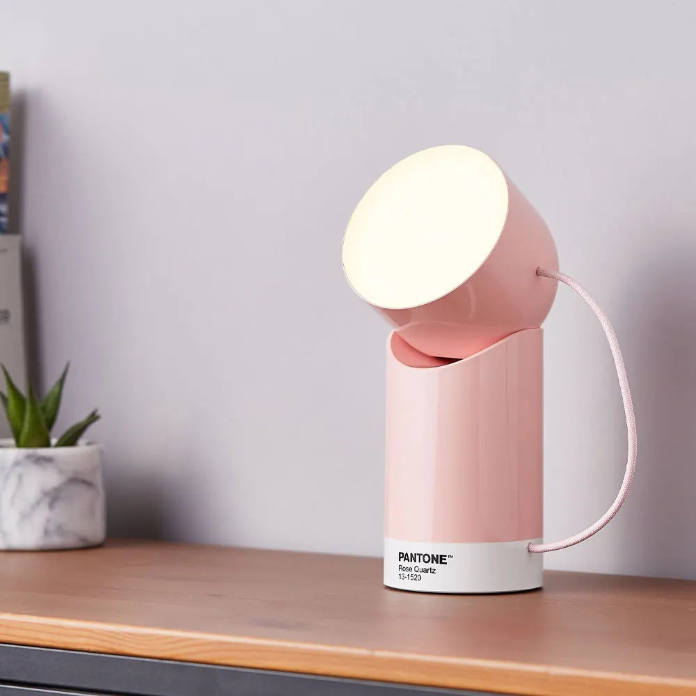 Lexon Orbe Portable Led Lamp With Moving Head PANTONE - Rose Pink - Image 6